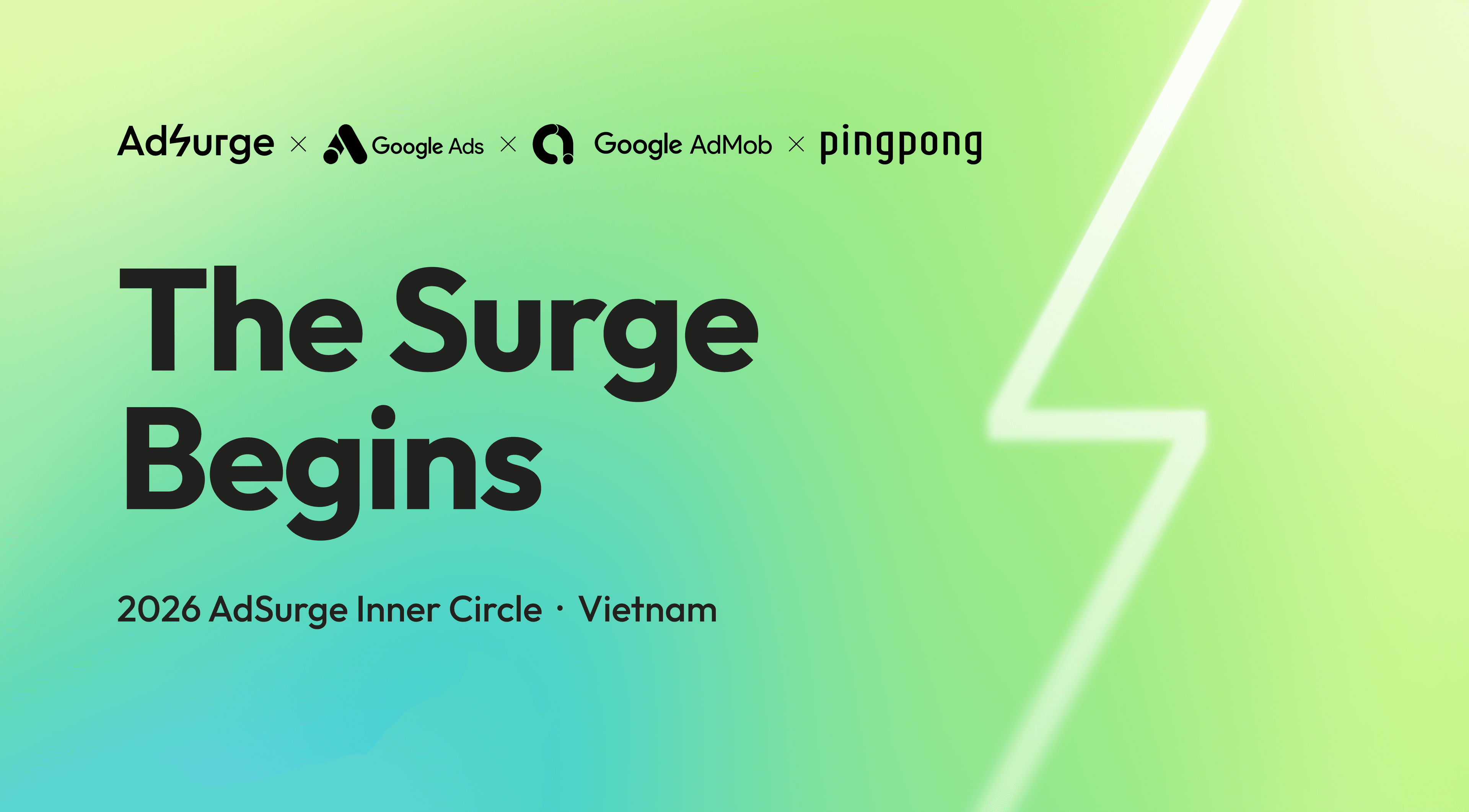 AdSurge × Google The Surge Begins 2026 AdSurge Inner Circle · Vietnam